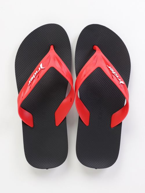 Chinelo Rider Masculino PRETO/VERMELHO