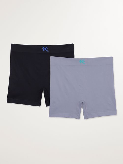 Kit com 02 Cuecas  Keeper Plus Size Masculina PRETO/PRATA