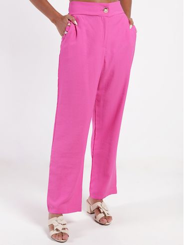 Calça Reta Feminina PINK