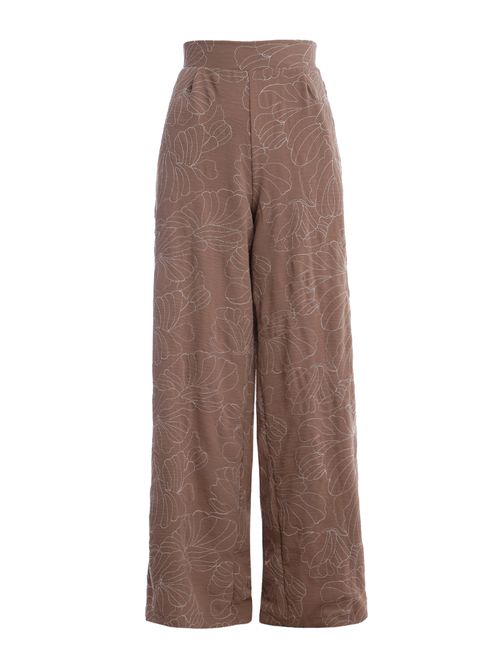 Calça Pantalona Autentique Feminina BEGE