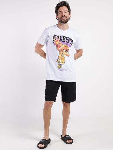 Bermuda Sarja Masculina PRETO