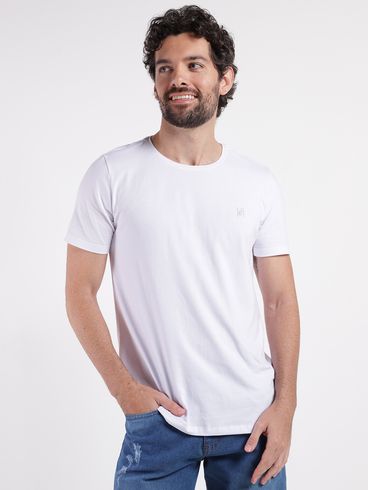 Camiseta Básica Eletrón Masculina BRANCO