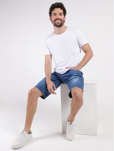 Camiseta Básica Eletrón Masculina BRANCO