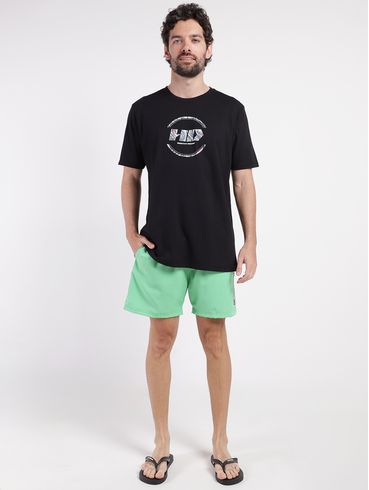Camiseta Manga Curta Masculina PRETO