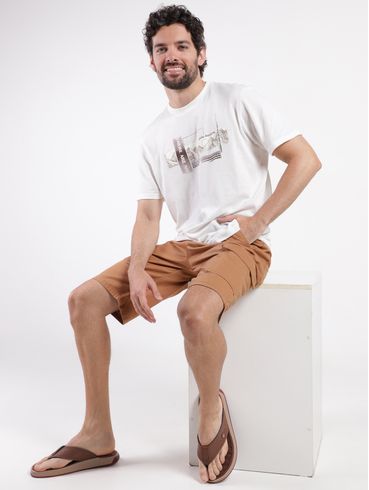 Camiseta Manga Curta Masculina OFF WHITE