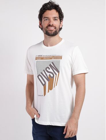 Camiseta Manga Curta Masculina OFF WHITE