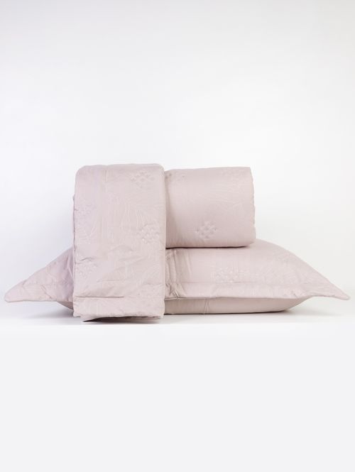 Colcha Casal Toque Acetinado Altenburg BEGE