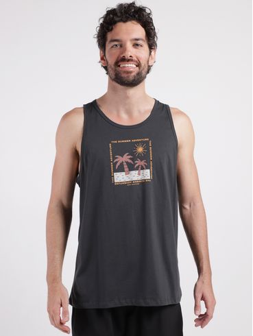 Camiseta Regata Masculina CINZA