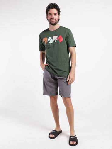 Camiseta Manga Curta Masculina VERDE