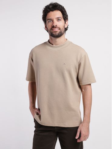 Camiseta Manga Curta Dixie Masculina NATURAL