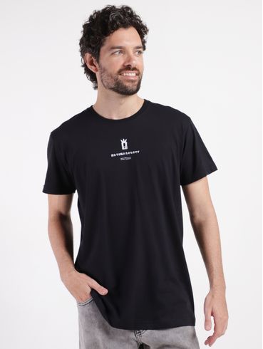 Camiseta Manga Curta Masculina PRETO