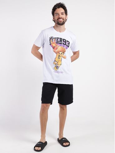 Camiseta Manga Curta Masculina BRANCO