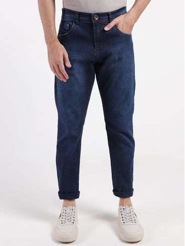 Calça Jeans Slim Masculina AZUL