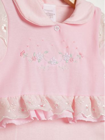 Macacão Infantil Para Bebê - ROSA