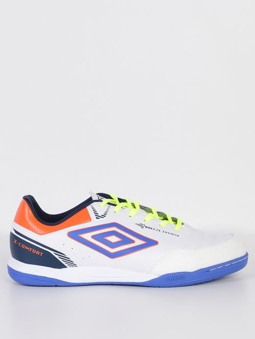 Tênis Futsal X-Comfort Umbro Masculino BRANCO/AZUL