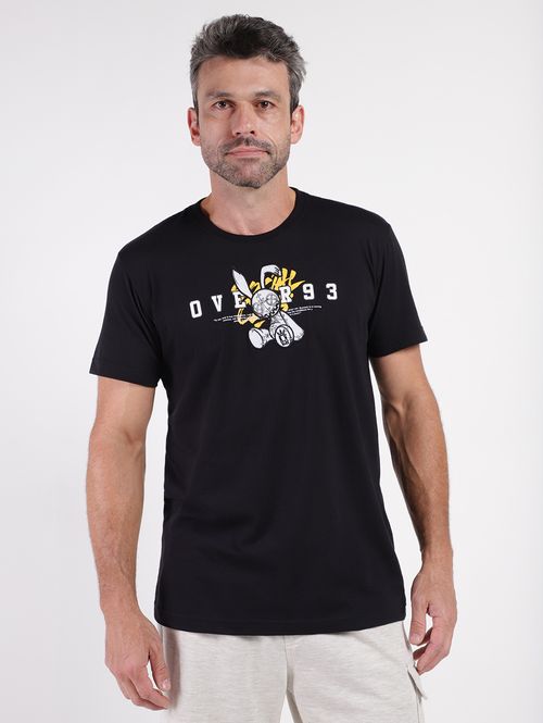 Camiseta Manga Curta Masculina PRETO