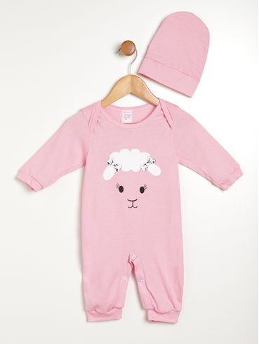 Macacão Infantil Para Bebê - ROSA