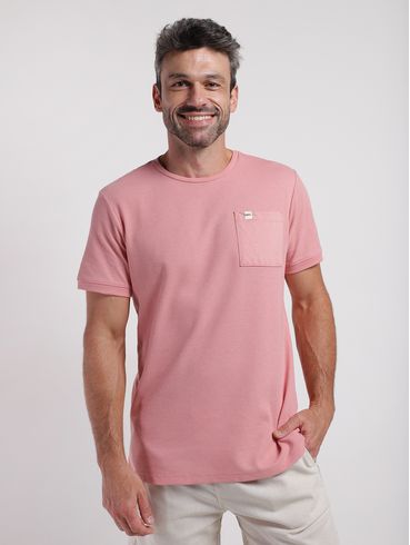 Camiseta Manga Curta Masculina ROSE