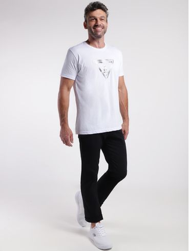 Camiseta Manga Curta Masculina BRANCO