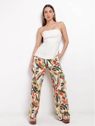 Blusa Tomara que Caia Feminina OFF WHITE