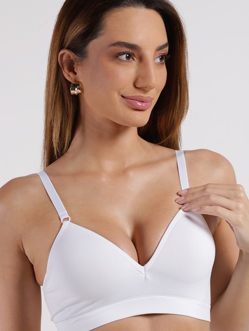 Sutiã Daily Triângulo Trifil Feminino BRANCO