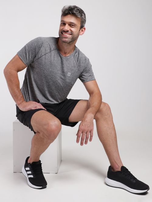 Camiseta Esportiva Athletic Masculina CINZA