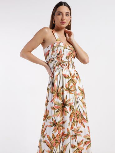 Vestido Longo Feminino OFF WHITE