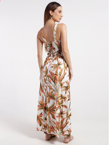 Vestido Longo Feminino OFF WHITE