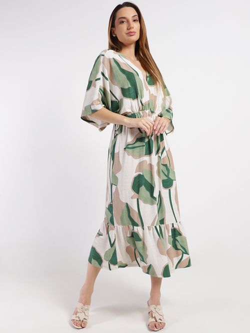 Vestido Midi Autentique Feminino VERDE