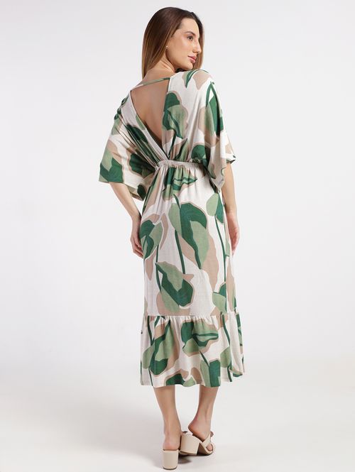 Vestido Midi Autentique Feminino VERDE