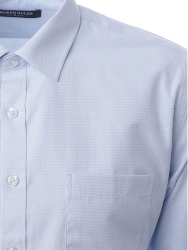 Camisa Manga Longa Masculina AZUL