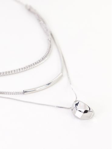 Conjunto Colar e Brinco PRATA