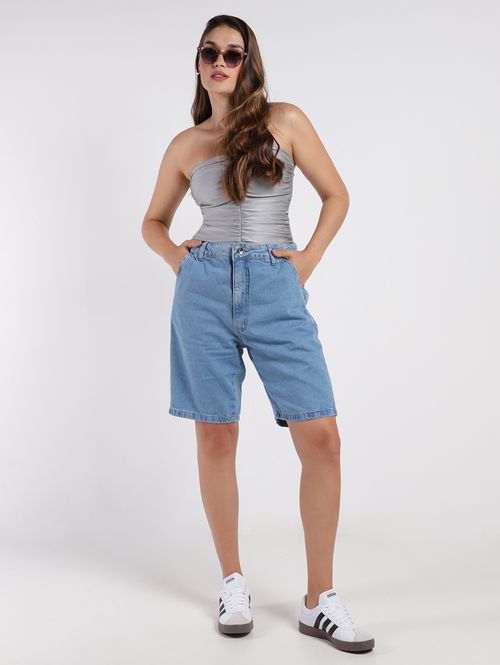 Body Acetinado Autentique Feminino PRATA