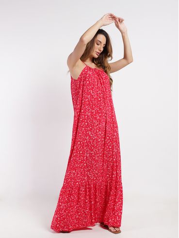 Vestido Longo Feminino VERMELHO