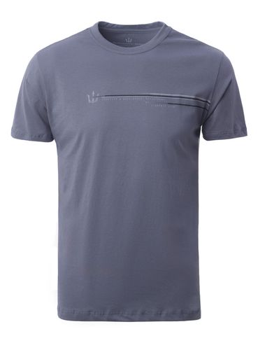 Camiseta Manga Curta Masculina AZUL