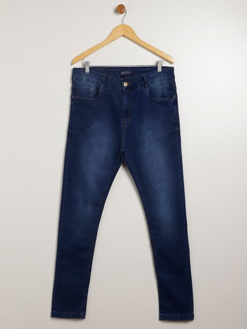 Calça Jeans Comfort Plus Size Masculina AZUL