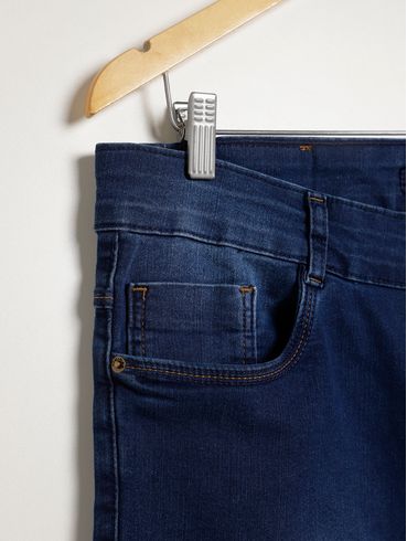 Calça Jeans Comfort Plus Size Masculina AZUL