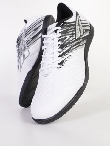 Chuteira Furia Y4 Penalty Masculina BRANCO/PRATA