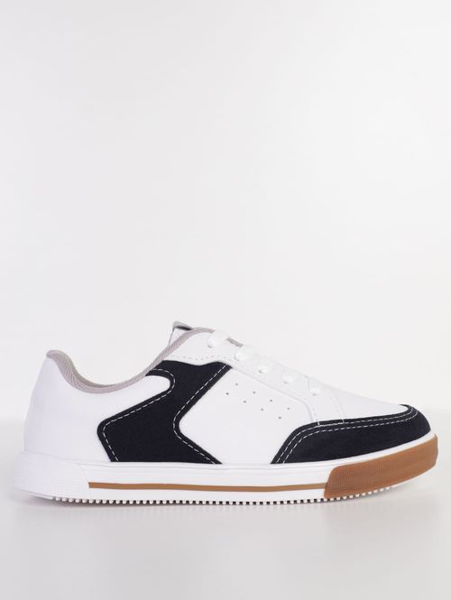 Tênis Casual Molekinho Juvenil Para Menino - BRANCO/MARINHO