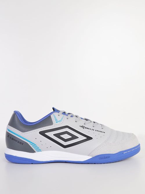 Tênis Futsal X-Comfort Umbro Masculino CINZA/AZUL