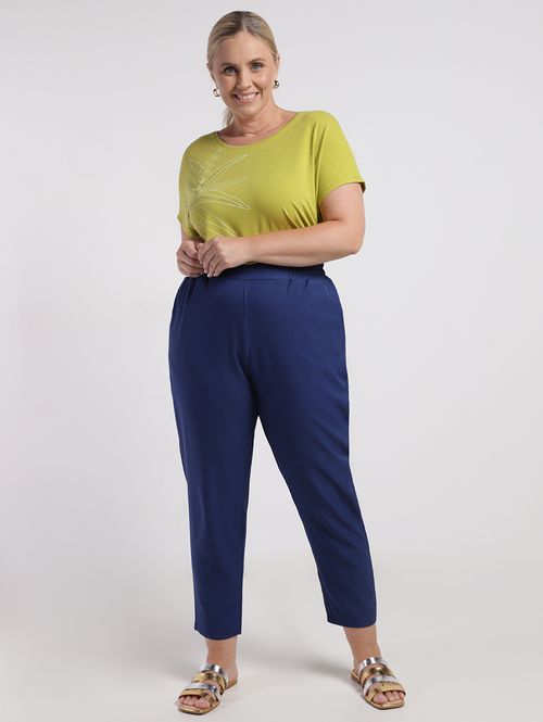 Blusa Manga Curta Cativa Plus Size Feminina VERDE