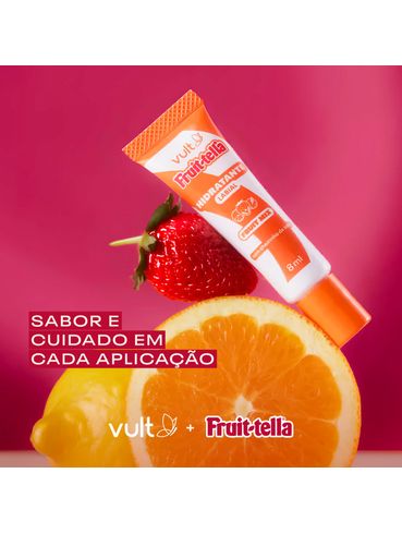 Hidratante Labial Rosa Perolado Fuit Mix Vult UNICO