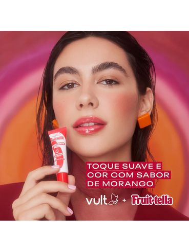 Hidratante Labial Morango Com Creme Vult UNICO