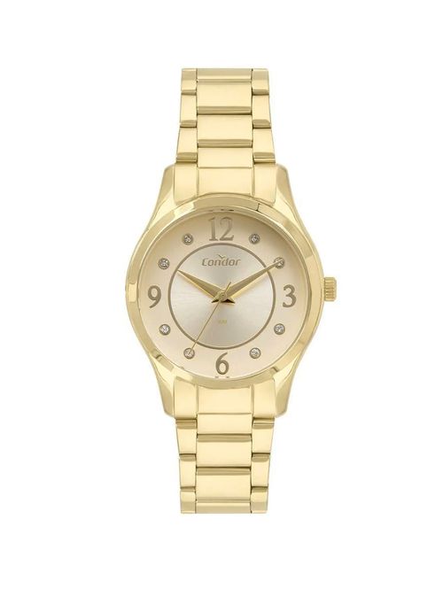 Relógio Condor Feminino Dourado/ UNICO