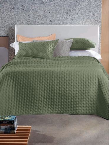 Colcha Casal Frisson Altenburg VERDE