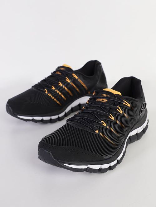 Tênis Esportivo Olympikus Dynamic Masculino PRETO/LARANJA