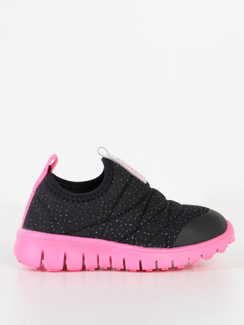 Tênis Novopé Infantil Para Bebê Menina - PRETO/PINK