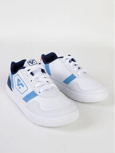 Tênis Juvenil Para Menino - BRANCO/AZUL