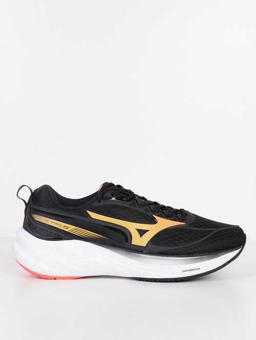 Tênis Esportivo Space 5 Mizuno Masculino PRETO/DOURADO