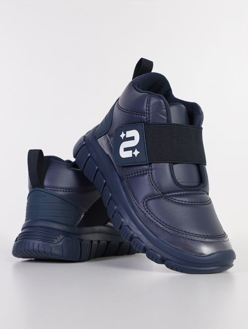 Tênis Cano Alto Novopé Juvenil Para Menino - MARINHO